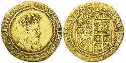 1 Crown Kingdom of England (927-1649,1660-1707) Gold James I (1566-1625)