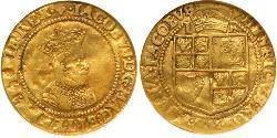 1 Crown Kingdom of England (927-1649,1660-1707) Gold James I (1566-1625)