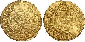 1 Crown Kingdom of England (927-1649,1660-1707) Gold James I (1566-1625)