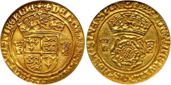 1 Crown Kingdom of England (927-1649,1660-1707) Gold Henry VIII (1491 - 1547)