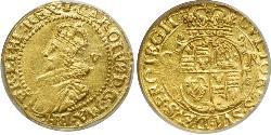1 Crown Königreich England (927-1649,1660-1707) Gold Karl I (1600-1649)