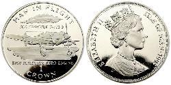 1 Crown Isle of Man Kupfer/Nickel Elizabeth II (1926-2022)