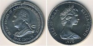 1 Crown Isle of Man Kupfer/Nickel Elizabeth II (1926-2022)