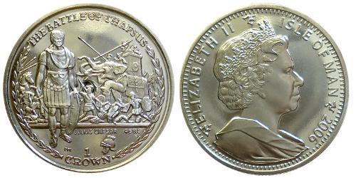 1 Crown Isle of Man Kupfer/Nickel Elizabeth II (1926-2022)