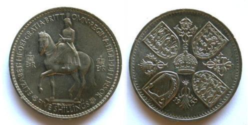 1 Crown Vereinigtes Königreich (1922-) Kupfer/Nickel Elizabeth II (1926-2022)