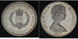 1 Crown Isle of Man Nickel Elizabeth II (1926-2022)