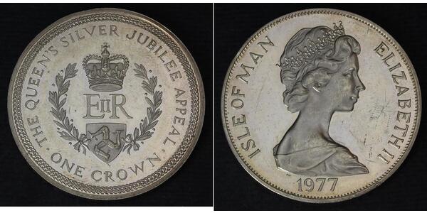 1 Crown Isle of Man Nickel Elizabeth II (1926-2022)