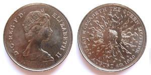1 Crown Reino Unido (1922-) Níquel/Cobre Isabel II (1926-2022)