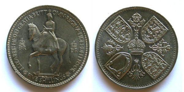 1 Crown Reino Unido (1922-) Níquel/Cobre Isabel II (1926-2022)