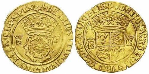 1 Crown Reino de Inglaterra (927-1649,1660-1707) Oro Enrique VIII (1491 - 1547)