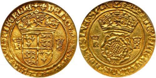 1 Crown Reino de Inglaterra (927-1649,1660-1707) Oro Enrique VIII (1491 - 1547)