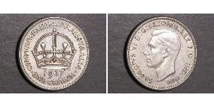 1 Crown Australia (1788 - 1939) Plata Jorge VI (1895-1952)