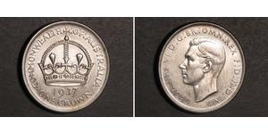 1 Crown Australia (1788 - 1939) Plata Jorge VI (1895-1952)