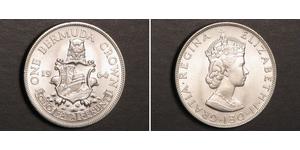 1 Crown Bermudas Plata Isabel II (1926-2022)