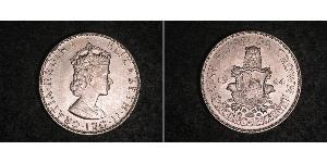 1 Crown Bermudas Plata Isabel II (1926-2022)