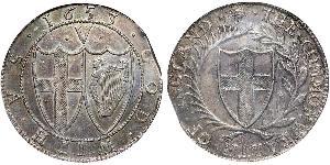 1 Crown Mancomunidad de Inglaterra (1649-1660) Plata 