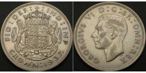 1 Crown Reino Unido Plata 
