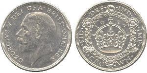 1 Crown Reino Unido (1922-) Plata Jorge V (1865-1936)