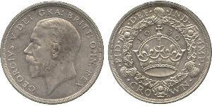 1 Crown Reino Unido (1922-) Plata Jorge V (1865-1936)