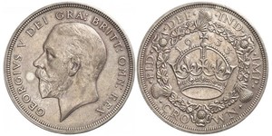 1 Crown Reino Unido (1922-) Plata Jorge V (1865-1936)