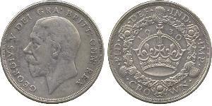 1 Crown Reino Unido (1922-) Plata Jorge V (1865-1936)
