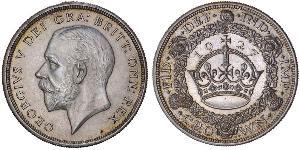 1 Crown Reino Unido (1922-) Plata Jorge V (1865-1936)