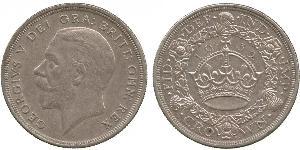 1 Crown Reino Unido (1922-) Plata Jorge V (1865-1936)