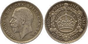 1 Crown Reino Unido (1922-) Plata Jorge V (1865-1936)