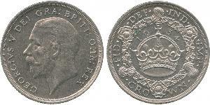 1 Crown Reino Unido (1922-) Plata Jorge V (1865-1936)