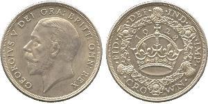 1 Crown Reino Unido (1922-) Plata Jorge V (1865-1936)