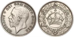1 Crown Reino Unido (1922-) Plata Jorge V (1865-1936)