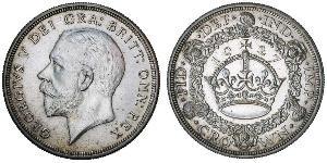 1 Crown Reino Unido (1922-) Plata Jorge V (1865-1936)