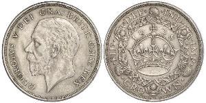 1 Crown Reino Unido (1922-) Plata Jorge V (1865-1936)