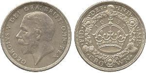 1 Crown Reino Unido (1922-) Plata Jorge V (1865-1936)