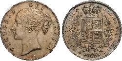 1 Crown Reino Unido de Gran Bretaña e Irlanda (1801-1922) Plata Victoria (1819 - 1901)