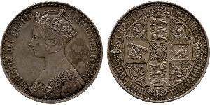 1 Crown Reino Unido de Gran Bretaña e Irlanda (1801-1922) Plata Victoria (1819 - 1901)