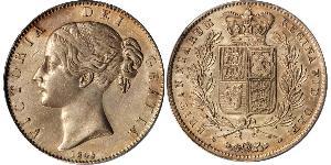 1 Crown Reino Unido de Gran Bretaña e Irlanda (1801-1922) Plata Victoria (1819 - 1901)