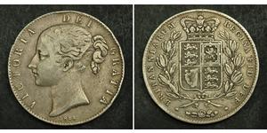 1 Crown Reino Unido de Gran Bretaña e Irlanda (1801-1922) Plata Victoria (1819 - 1901)