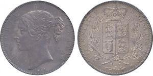 1 Crown Reino Unido de Gran Bretaña e Irlanda (1801-1922) Plata Victoria (1819 - 1901)