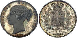 1 Crown Reino Unido de Gran Bretaña e Irlanda (1801-1922) Plata Victoria (1819 - 1901)