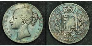 1 Crown Reino Unido de Gran Bretaña e Irlanda (1801-1922) Plata Victoria (1819 - 1901)