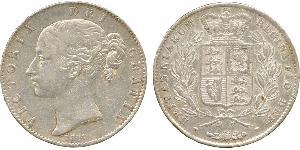 1 Crown Reino Unido de Gran Bretaña e Irlanda (1801-1922) Plata Victoria (1819 - 1901)