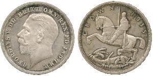 1 Crown Reino Unido de Gran Bretaña e Irlanda (1801-1922) Plata Jorge V (1865-1936)