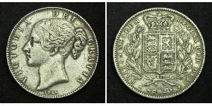 1 Crown Reino Unido de Gran Bretaña e Irlanda (1801-1922) Plata Victoria (1819 - 1901)