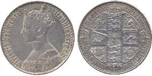 1 Crown Reino Unido de Gran Bretaña e Irlanda (1801-1922) Plata Victoria (1819 - 1901)