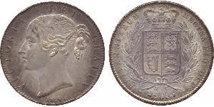 1 Crown Reino Unido de Gran Bretaña e Irlanda (1801-1922) Plata Victoria (1819 - 1901)