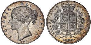 1 Crown Reino Unido de Gran Bretaña e Irlanda (1801-1922) Plata Victoria (1819 - 1901)