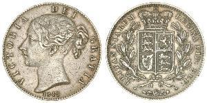 1 Crown Reino Unido de Gran Bretaña e Irlanda (1801-1922) Plata Victoria (1819 - 1901)