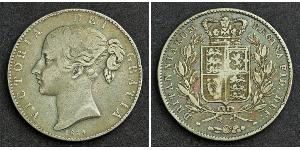 1 Crown Reino Unido de Gran Bretaña e Irlanda (1801-1922) Plata Victoria (1819 - 1901)