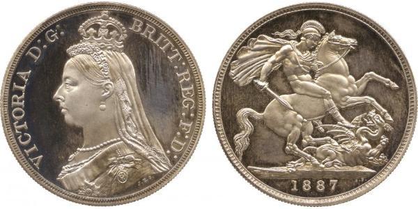 1 Crown Reino Unido de Gran Bretaña e Irlanda (1801-1922) Plata Victoria (1819 - 1901)